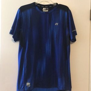 Russell Blue Dri Fit Shirt